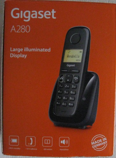 Zdjęcie oferty: Telefon bezprzewodowy Gigaset A280