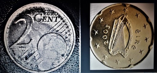 Zdjęcie oferty: 2 Euro-Cent--2003-Luksemburg--BŁĄD- UDERZYŁ w-OPIS