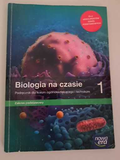 Zdjęcie oferty: Podręcznik Biologia na czasie 1 Zakres podstawowy