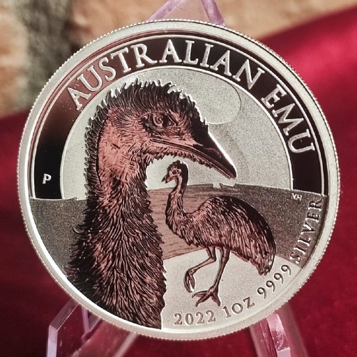 Zdjęcie oferty: Srebrna moneta Australian EMU 2022, 1oz Perth Mint