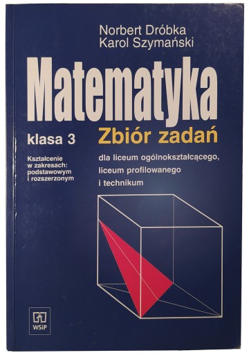 Zdjęcie oferty: Matematyka klasa 3 zbiór zadań