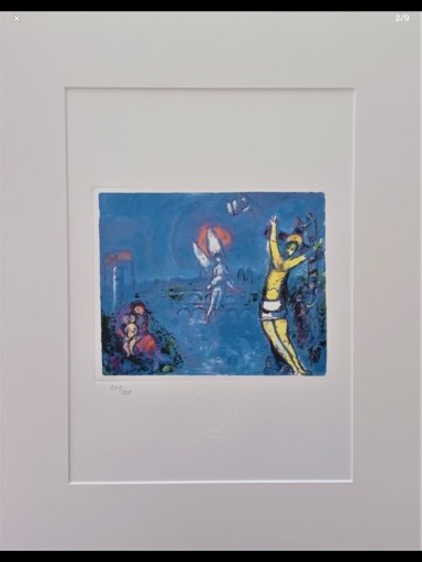 Zdjęcie oferty: Litografia ukrzyżowanie Marc Chagall 1983 rok 