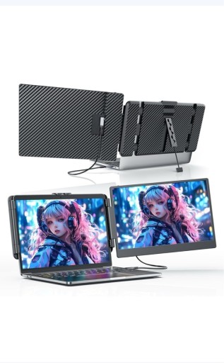 Zdjęcie oferty: Laptomo S1 Dual Monitor 14" IPS Przenośny monitor FHD 1080P Podwójny ekran