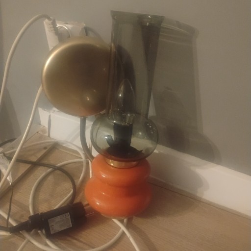 Zdjęcie oferty: Retro kinkiet z kloszem jedyny taki !