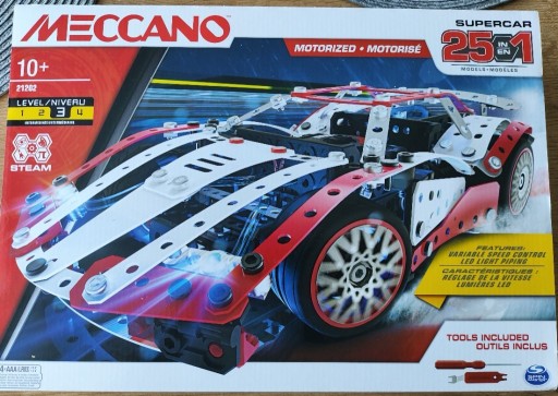 Zdjęcie oferty: Meccano Supercar 25 w 1 NOWY SpinMaster