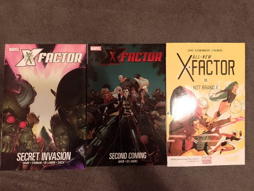 Zdjęcie oferty: X-FACTOR by PETER DAVID - 3 tomy - co najmniej BDB