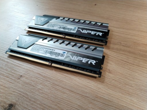 Zdjęcie oferty: Pamięć RAM PATRIOT Viper 2x4 GB 2666 MHz DDR4 BCM