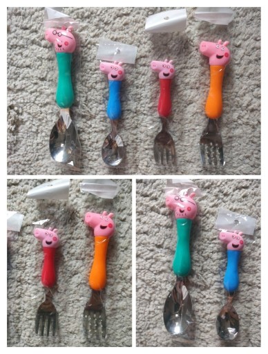 Zdjęcie oferty: Sztućce dla dzieci świnka Peppa 