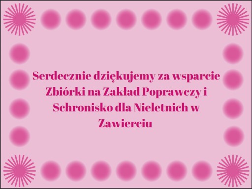 Zdjęcie oferty: Cegiełka z podziękowaniami za wsparcie zbiórki