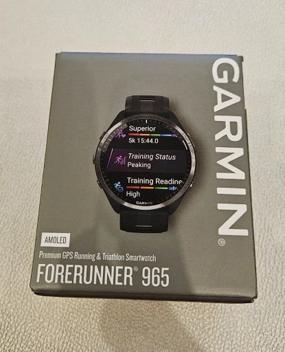 Zdjęcie oferty: Zegarek Garmin Forerunner 965 czarny smartwatch 
