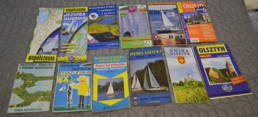 Zdjęcie oferty: Mapy-Mazury, Płaska, Olsztyn ...