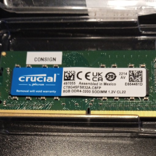 Zdjęcie oferty: Pamięć RAM 2x 8GB DDR 4 sodimm