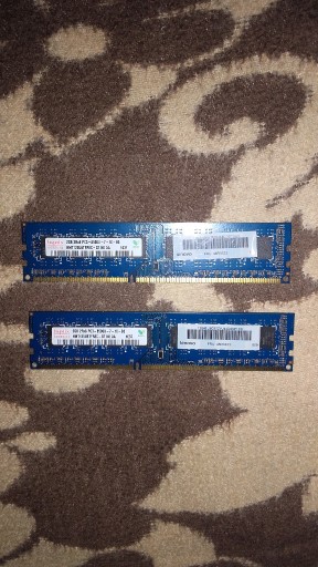 Zdjęcie oferty: Pamięć RAM DDR3 Hynix 2 x 2 GB 