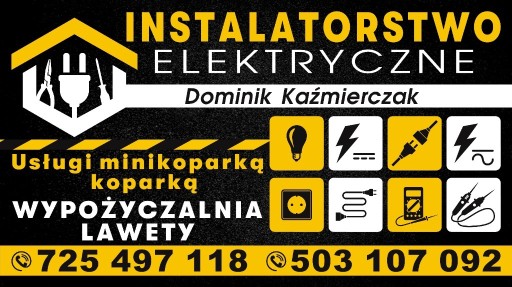 Zdjęcie oferty: Elektryk *Instalatorstwo Elekryczne *Mni Koparka 