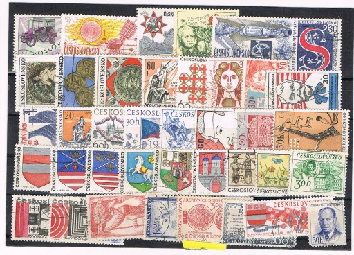 Zdjęcie oferty: Czechosłowacja - znaczki Lata 60-te