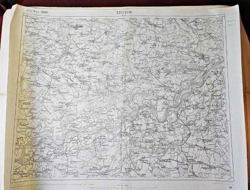 Zdjęcie oferty: Stara mapa Szczucin 1914 rok