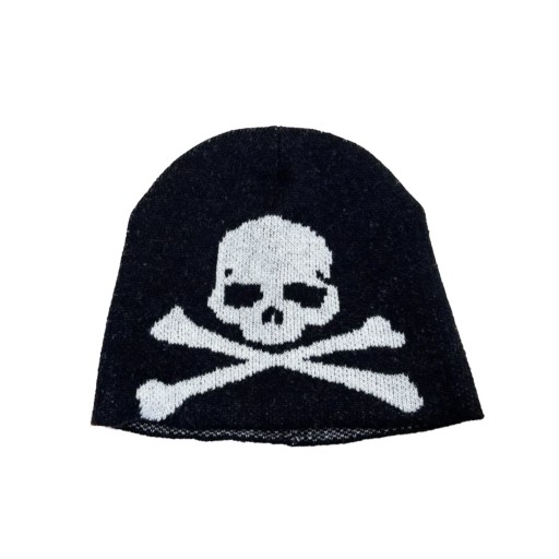Zdjęcie oferty: Nowa czarna uniseks czapka zimowa beanie Skull y2k