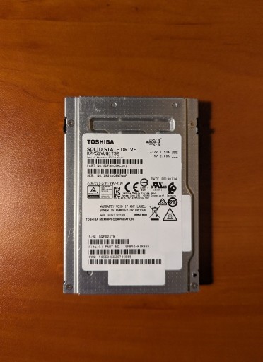 Zdjęcie oferty: Toshiba KPM51VUG1T92 1.92TB 1920GB SAS enterprise