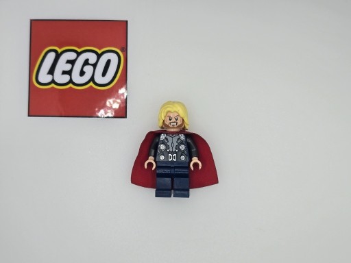 Zdjęcie oferty: Lego figurka Thor - Spongy Cape, Dark Blue Legs