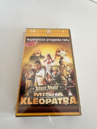 Zdjęcie oferty: Asterix i Obelix: Misja Kleopatra VHS nowe!
