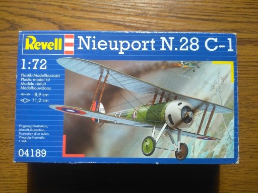 Zdjęcie oferty: Nieuport N.28 C-1, Revell 04189, 1:72