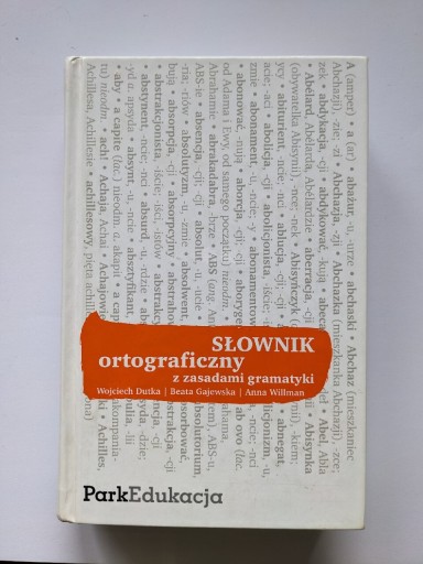 Zdjęcie oferty: Słownik ortograficzny z zasadami gramatyki ParkEdu