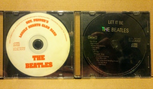 Zdjęcie oferty: 2 CD: The Beatles - Let It Be, Sgt. Pepper's