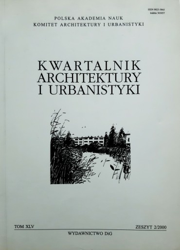 Zdjęcie oferty: Kwartalnik architektury i urbanistyki 