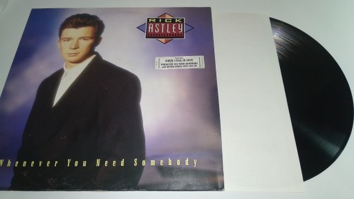 Zdjęcie oferty: RICK ASTLEY - WHENEVER YOU NEED SOMEBODY