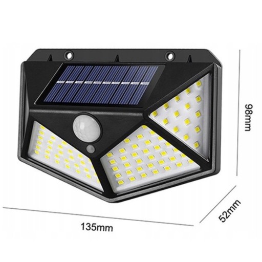 Zdjęcie oferty: Lampa solarna LED z czujnikiem