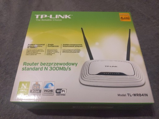 Zdjęcie oferty: TP-Link TL-WR841N router wifi OpenWrt ready.