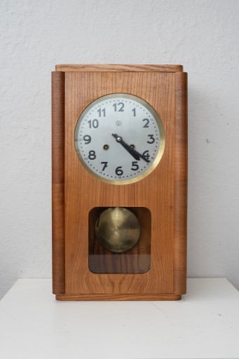 Zdjęcie oferty: ZEGAR DREWNIANY MECHANICZNY ŚCIENNY