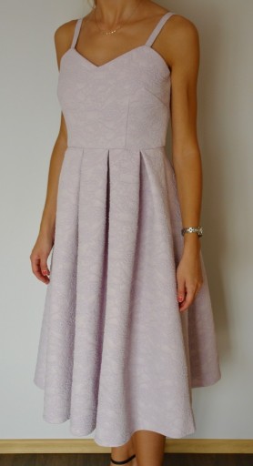 Zdjęcie oferty: Sukienka ASOS liliowa midi, idealna na wesele, chr