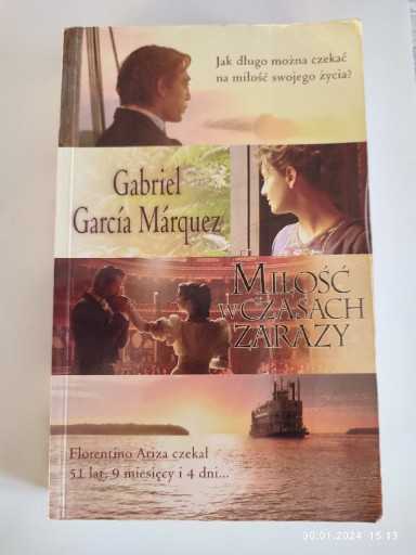 Zdjęcie oferty: Gabriel Garcia Marquez "Miłość w czasach zarazy"