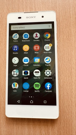 Zdjęcie oferty: Smartfon Sony XPERIA E5 1,5GB/16 GB 4G (LTE) biały