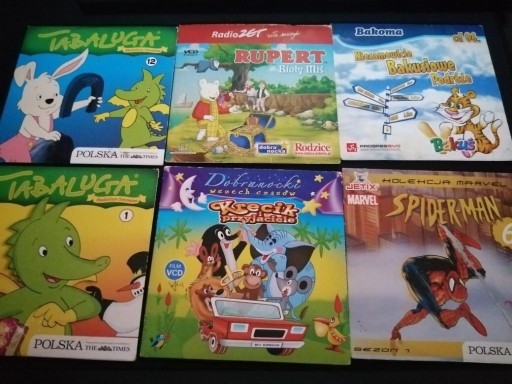 Zdjęcie oferty: 27 płyt z  bajkami dla dzieci dvd/vcd