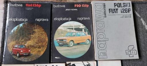 Zdjęcie oferty: Fiat 125 p i 126p - komplet książek