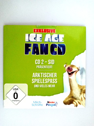 Zdjęcie oferty: Exclusive Ice Age Fan CD 2 płyta CD gry niemiecki