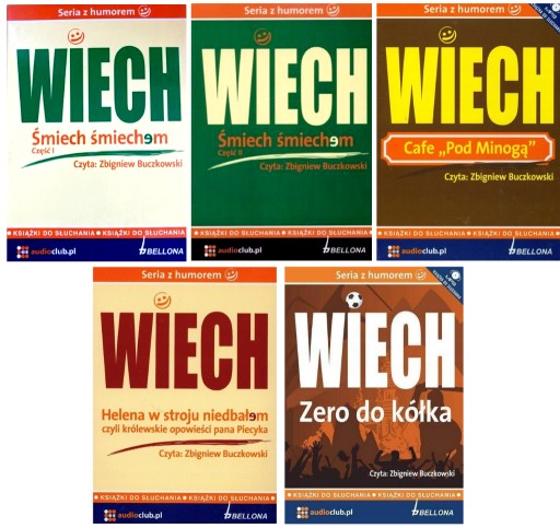 Zdjęcie oferty: 6x audiobook Wiech Wiechecki (10 CD mp3)