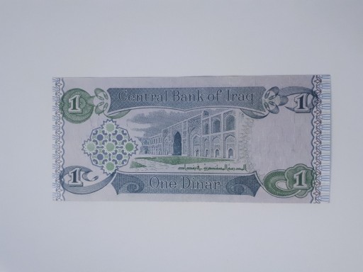 Zdjęcie oferty: Sprzedaje 2 banknoty po 1 DINARZE -4,50 za sztukę 