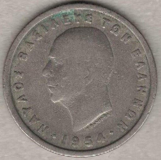 Zdjęcie oferty: Grecja 2 drachmy 1954  23,9 mm