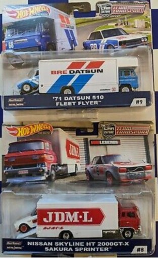 Zdjęcie oferty: Hot wheels TEAM TRANSPORT NISSAN DATSUN BRE PREM