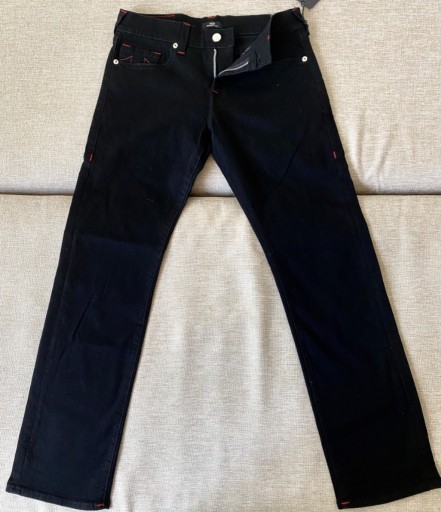 Zdjęcie oferty: Spodnie jeans czarne męskie stretch True Religion