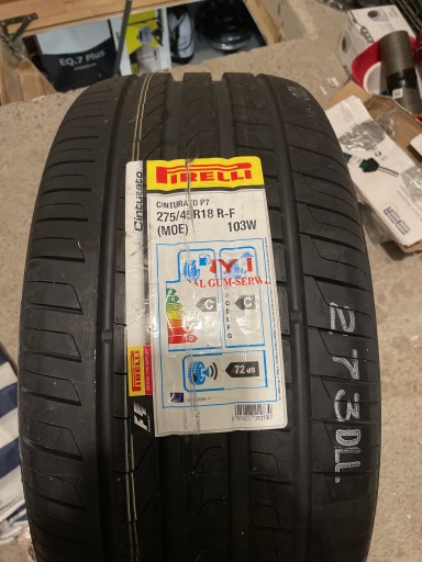 Zdjęcie oferty: Opona Pirelli Cinturato P7 275/45R18 Run flat