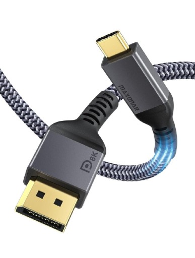 Zdjęcie oferty: Kabel USB C DisplayPort 8 K60 Hz Maxonar 2 m/6,6 