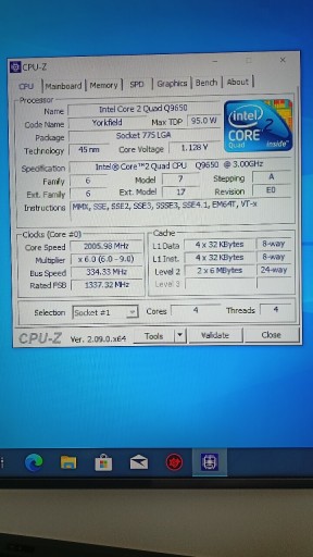 Zdjęcie oferty: Core 2 Quad Q9650 4 x 3 GHz