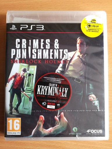 Zdjęcie oferty: NOWA! Gra PS3 Crimes & Punishments Sherlock Holmes