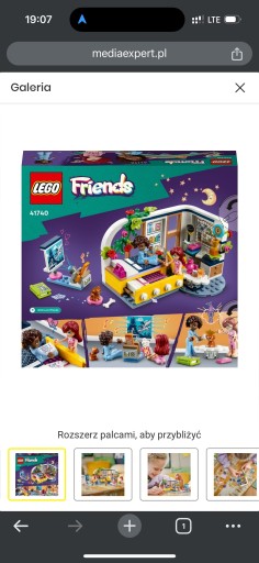 Zdjęcie oferty: LEGO 41740 Friends Pokój Aliyi