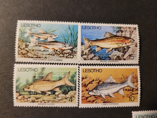 Zdjęcie oferty: Lesotho 1977r - ryby