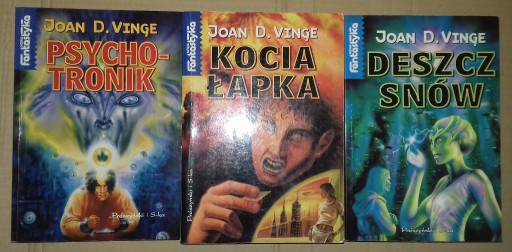 Zdjęcie oferty: Joan Vinge: Psychotronik, Kocia Łapka, Deszcz Snów